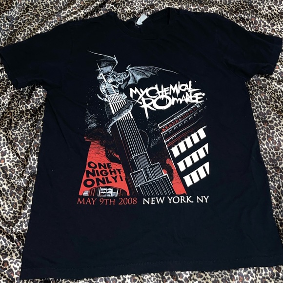 My Chemical Romance T-Shirt Ufficiale – Uomo, Colore Nero, Stampa 'Let's All Be Friendly' – 100% Cotone, Maglietta Manica Corta, Abbigliamento Musicale